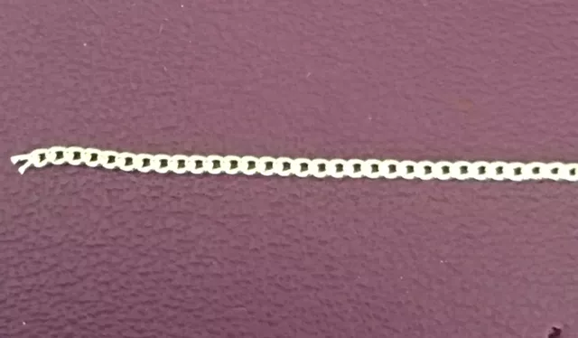 Chaîne très fine, motif gourmette, 1.10 mm, plaqué en Fr