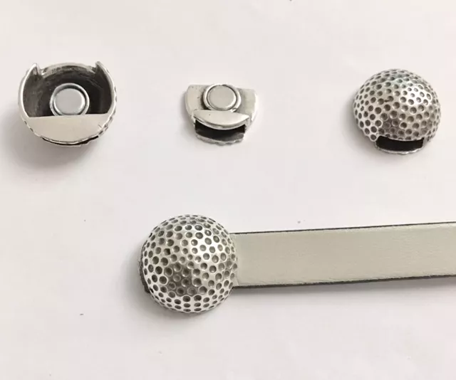 Fermoir aimanté BALLE DE GOLF 10mm