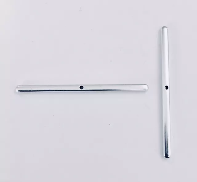 Bâton seul pour créer fermoir T, 55.5 x 3.10mm