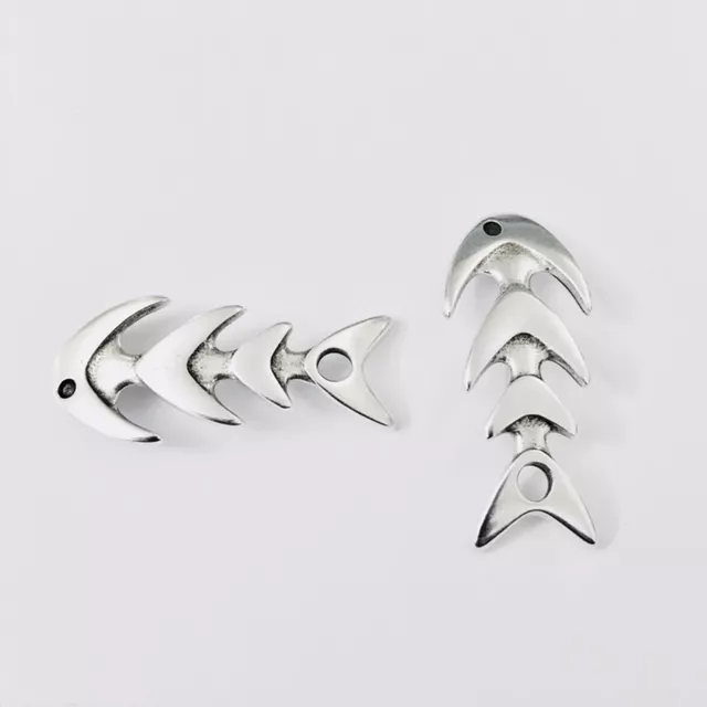 Fermoir crochet ou pendant en arrête de poisson