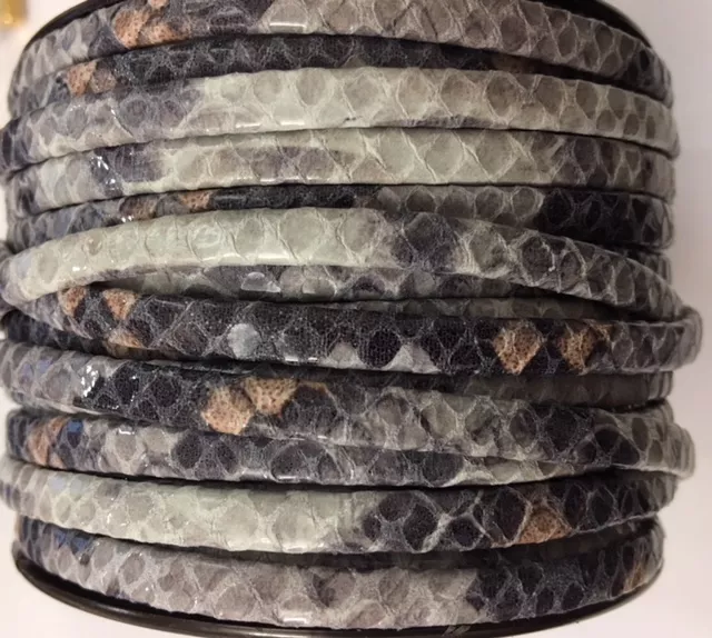 Cuir 5mm façon serpent