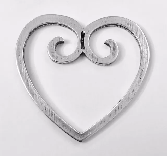 Pendant-intercalaire  grand coeur-48.50 x 51 mm