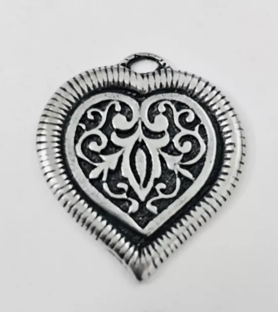 Pendant coeur éthnique