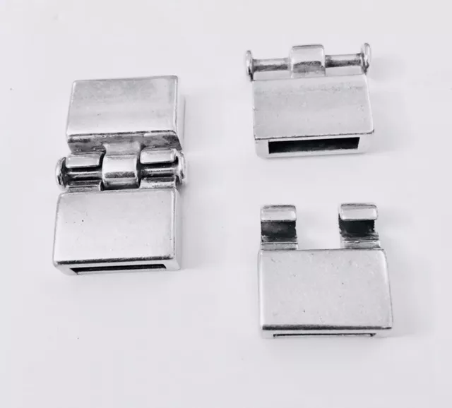 Fermoir crochet pour cuir 13mm-POUR HOMME