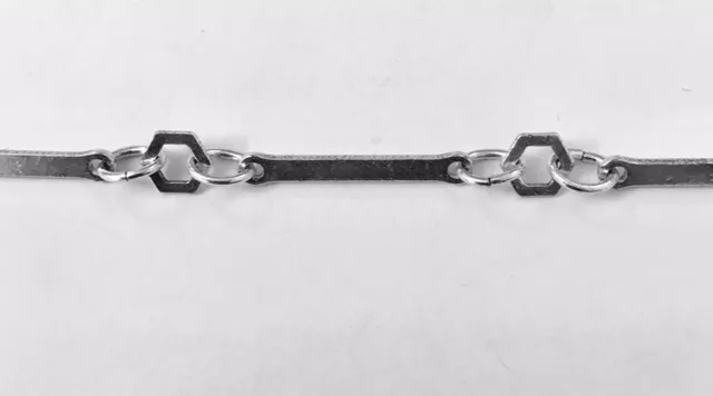 chaîne laiton bâton+losange plaquée en France