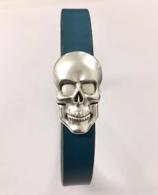 Fermoir aimanté Tête de mort 10mm pour Homme