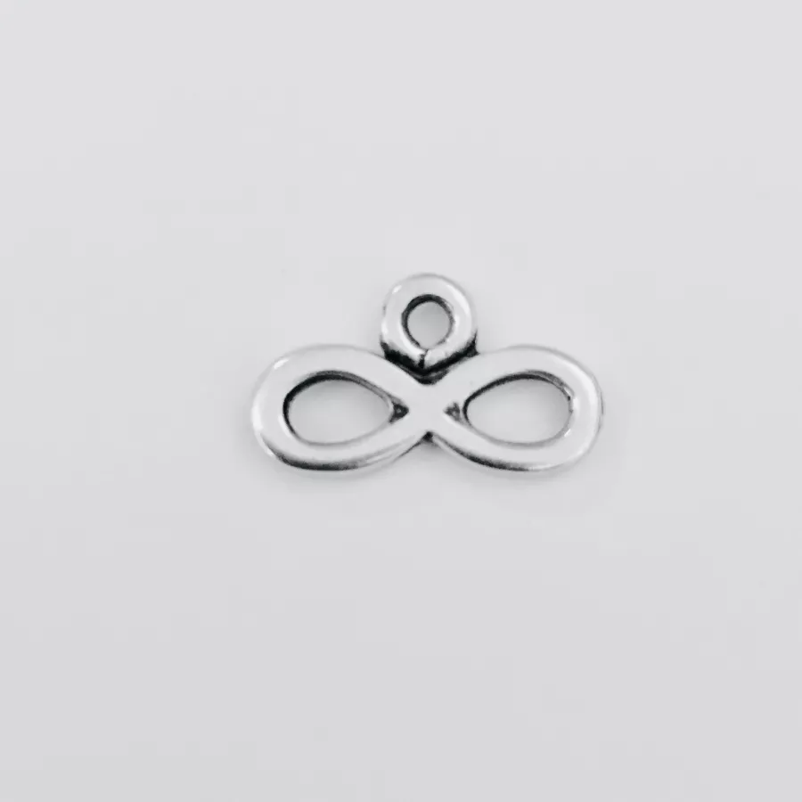 Petit signe de l'infini en pendant 6 x 16mm