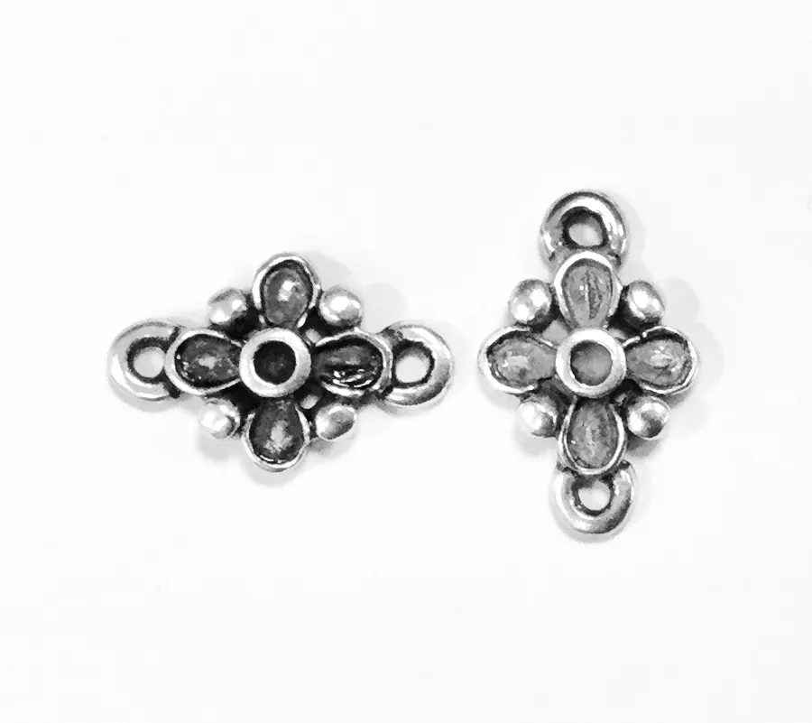 Intercalaire fleur avec 2 anneaux