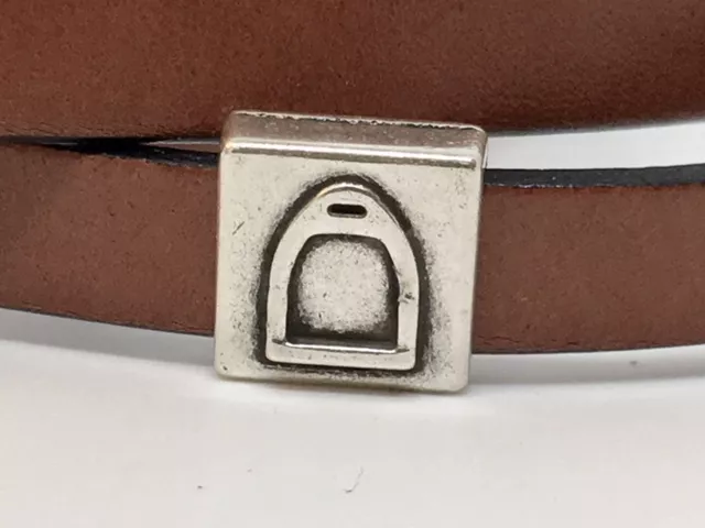 Passant étrier pour cuir 10mm