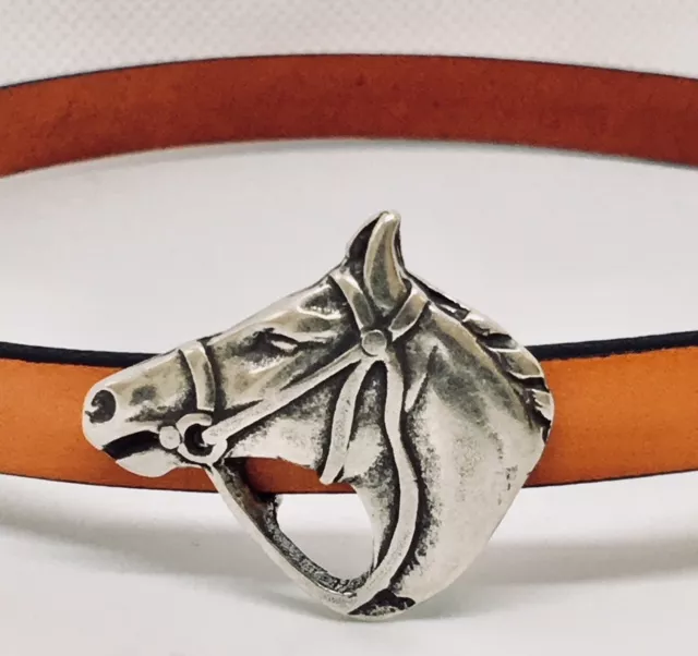 Passant tête de cheval pour cuir 10mm