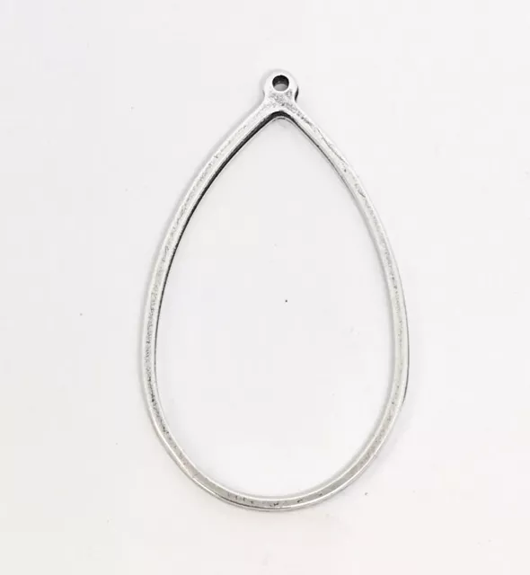 Ovale évidé 50 x 27 mm pour créer de boucles d'oreilles