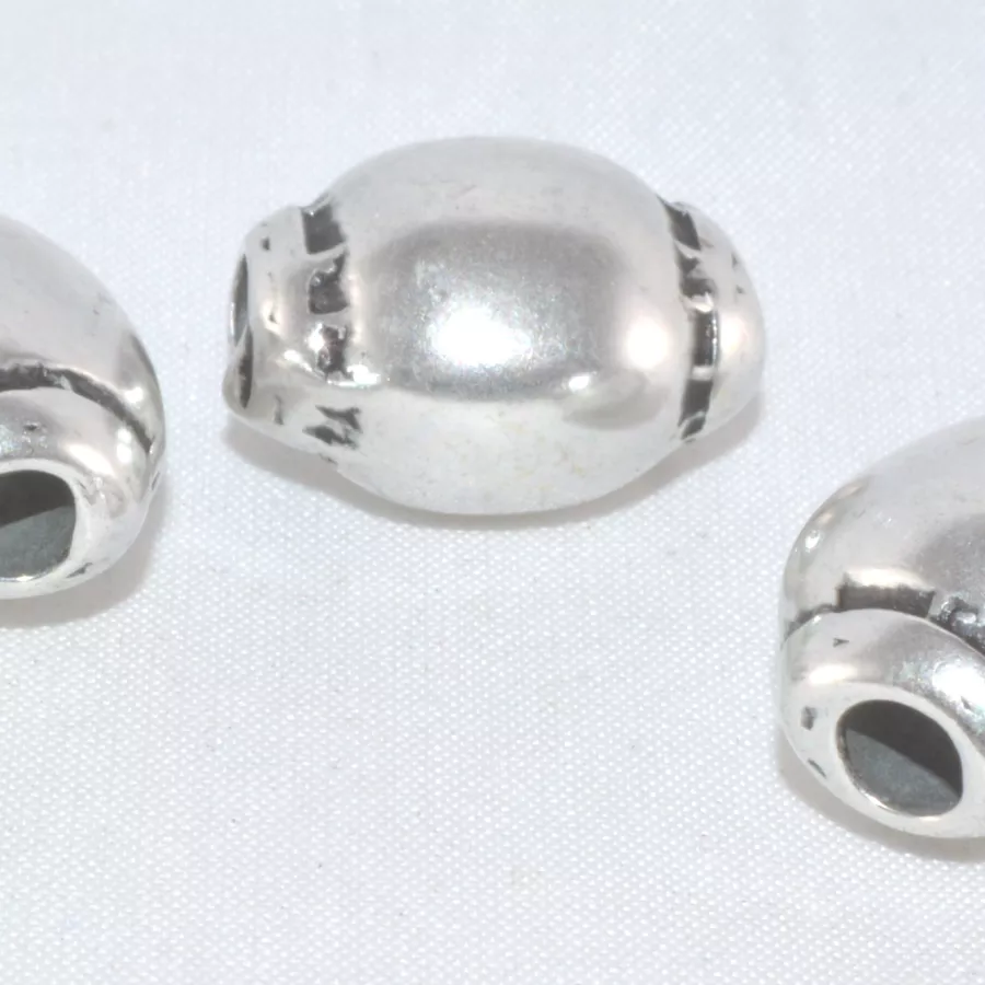 Grosses perles cylindrique aplaties 16.80 x 13.60 mm