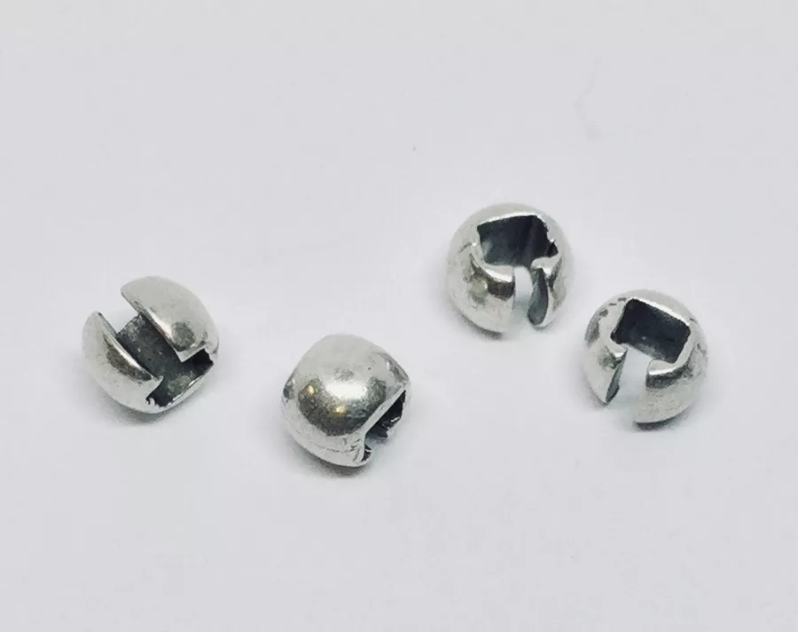 Embout de serrage en étain pour cuir 3mm