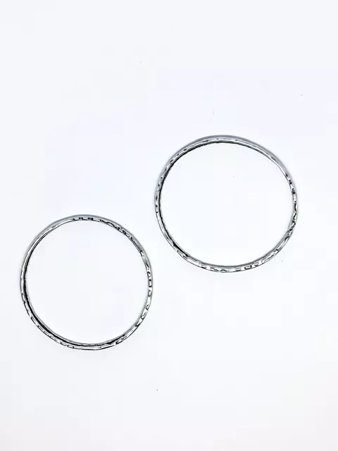 Grand cercle martelé de 55mm