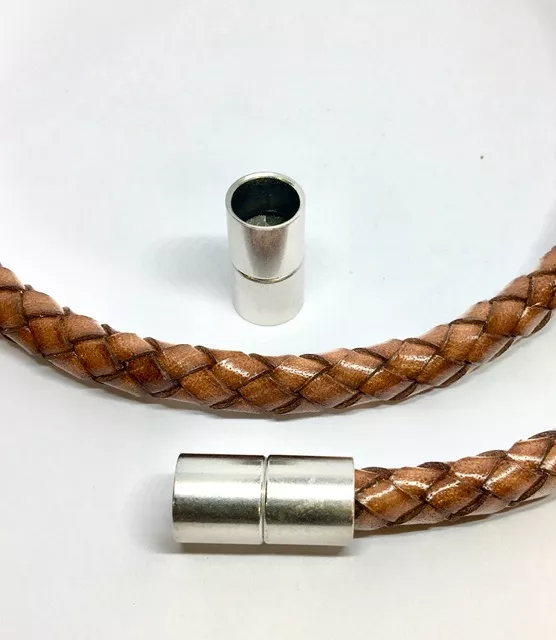 Fermoir aimanté 10mm rond en laiton