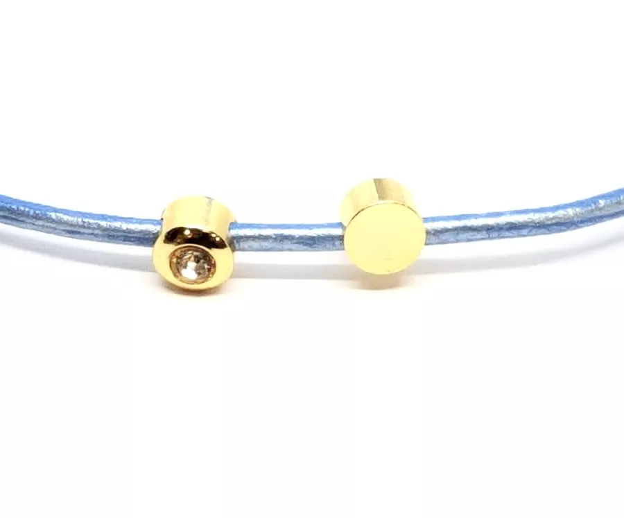 Intercalaire doré avec strass