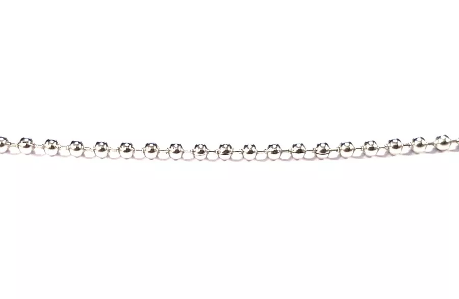 Chaine bille en acier 2,4mm