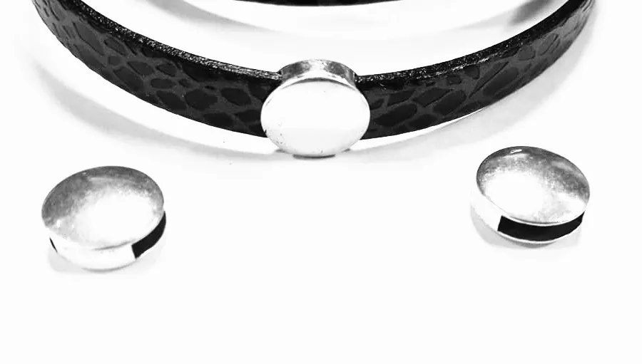 Passant pastille pour cuir 10mm