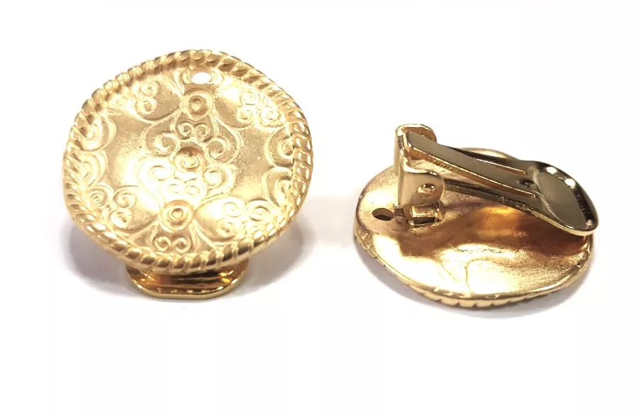 BO à clips rondes avec motif