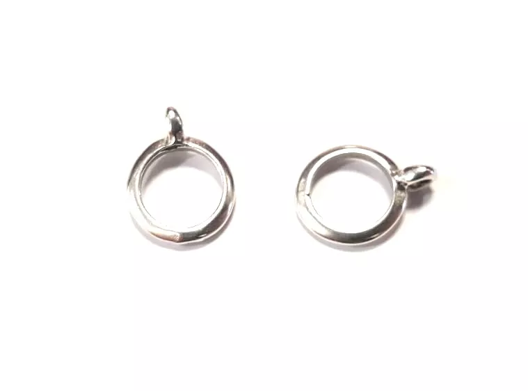 Accroche breloque pour cuir rond 8mm