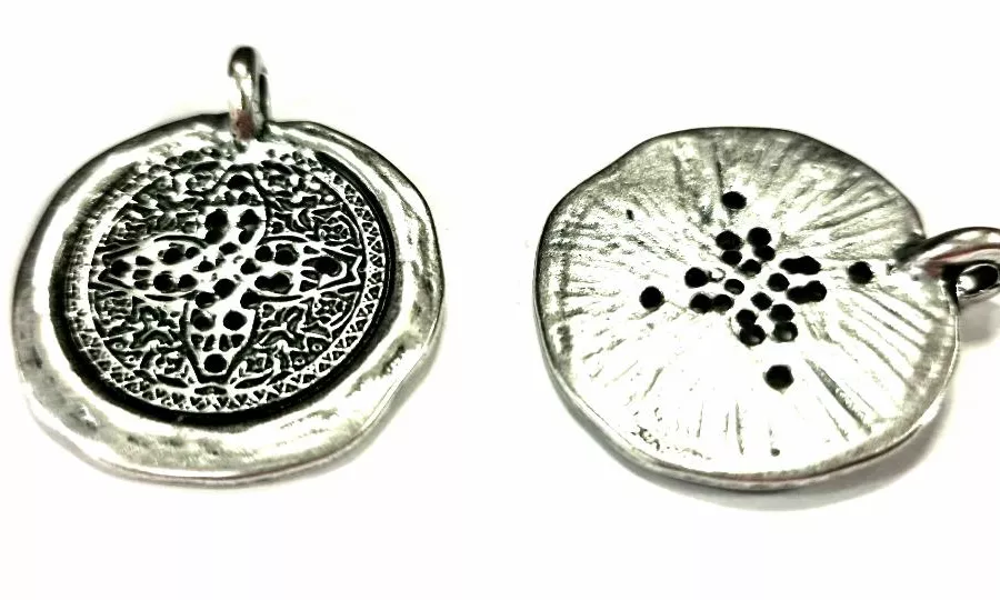 Pendant médaille aztèque