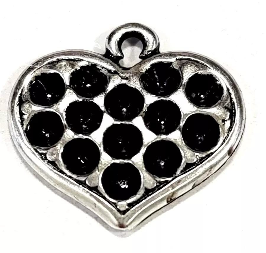 Pendant coeur pour coller strass