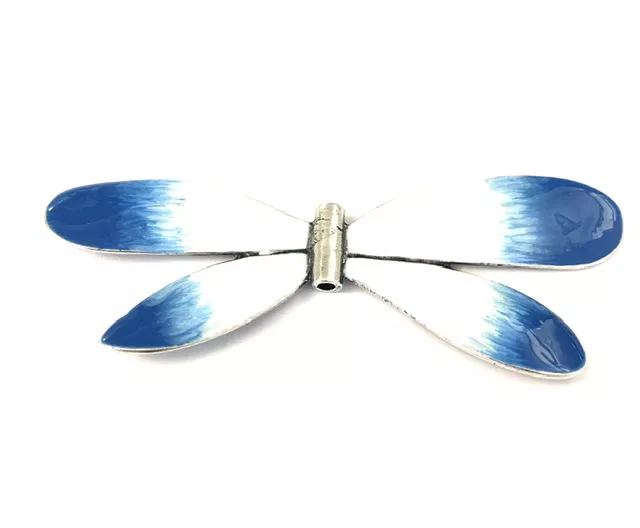 Grand Libellule émaillés en 2 couleurs