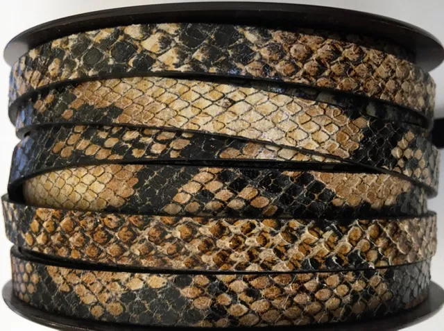 CUIR DE VEAU MOTIF SERPENT 