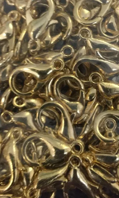 Mousqueton doré 12.2x 6.3mm