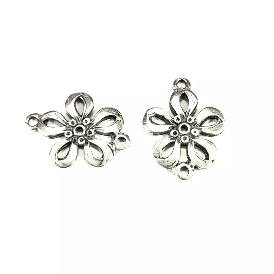 Intercalaire fleur avec deux anneaux