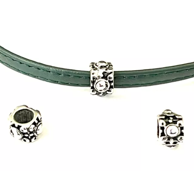 Perle avec motif 8mm trou 5mm