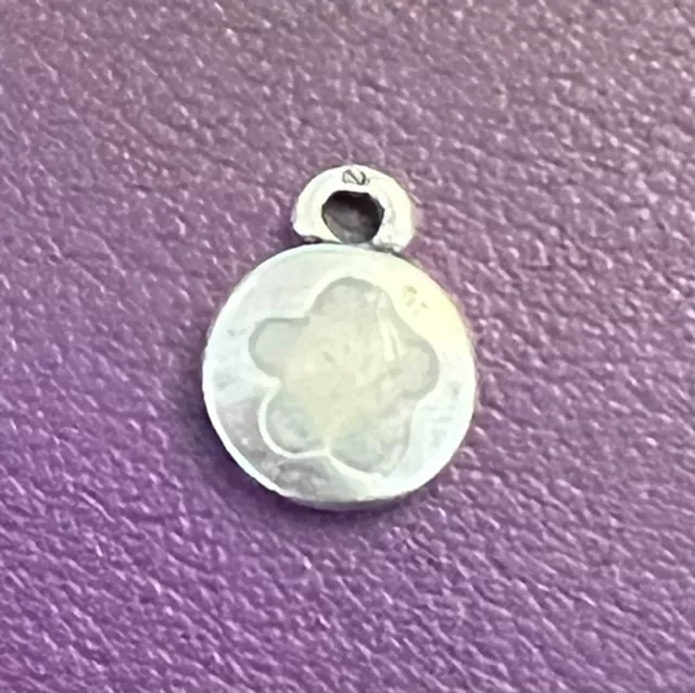 Pendant fleur émaillé