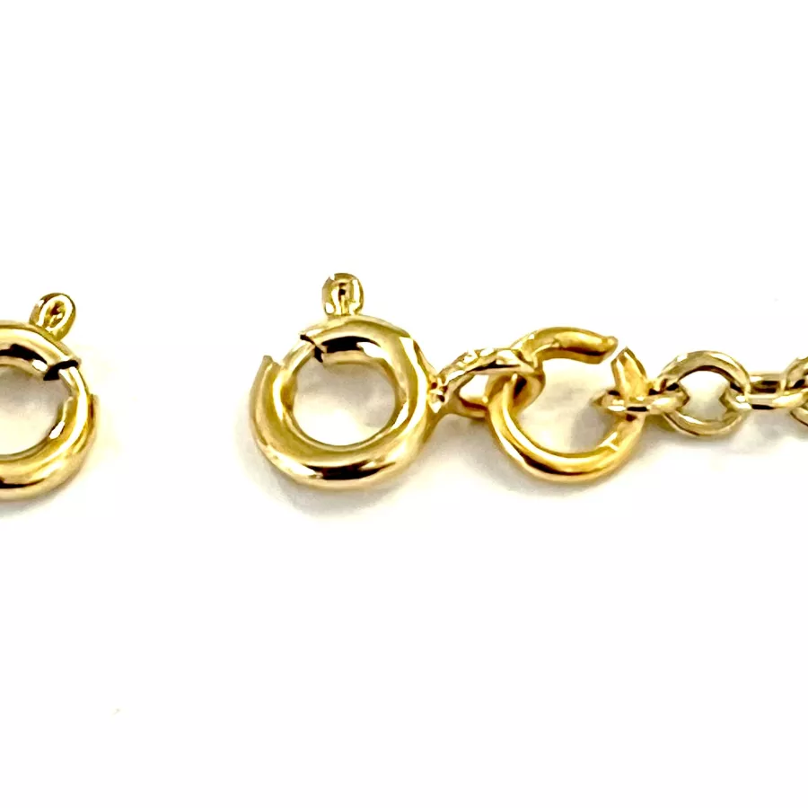 Fermoir à ressort  6mm plaqué 1 micron en France