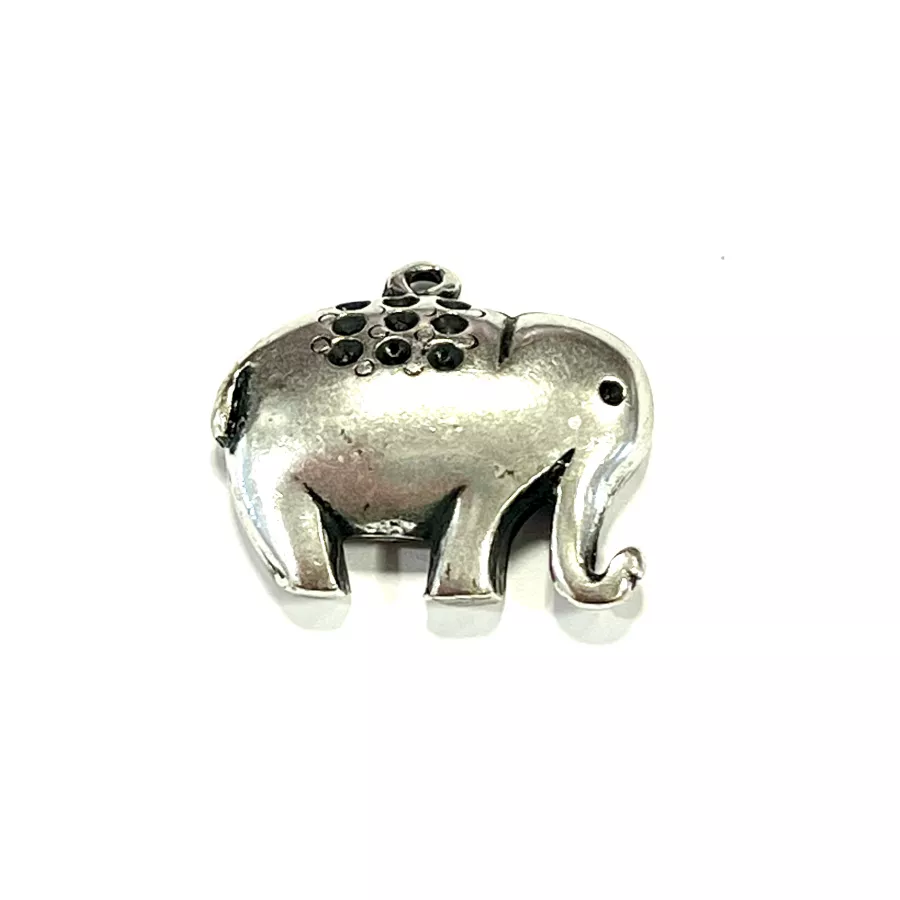 Pendant éléphant stylisé
