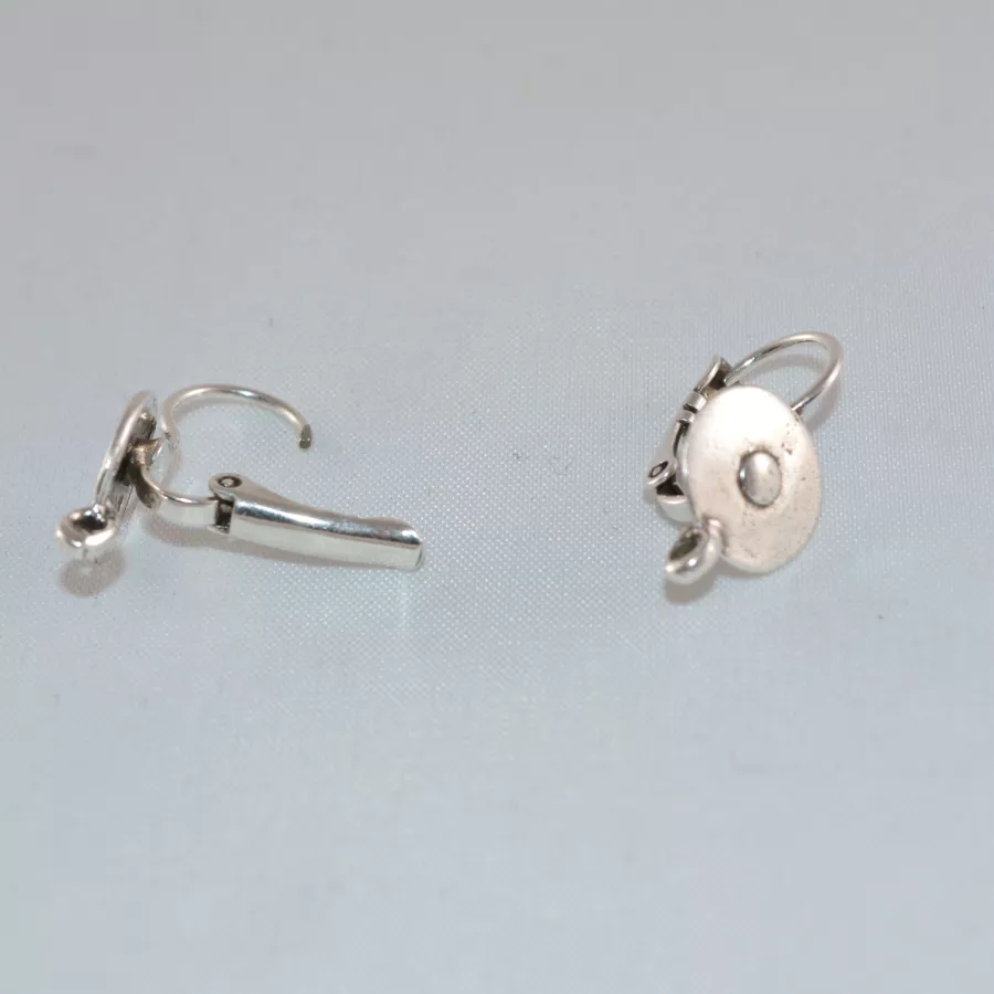 Dormeuses en étain, fabrication Française, plaqué 12 microns