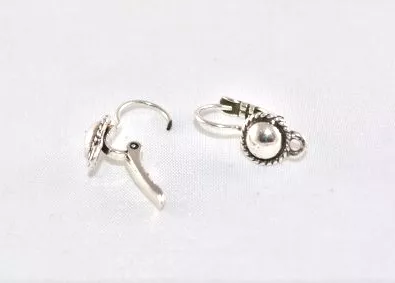 Dormeuses en étain, fabrication Française, plaqué 10 microns