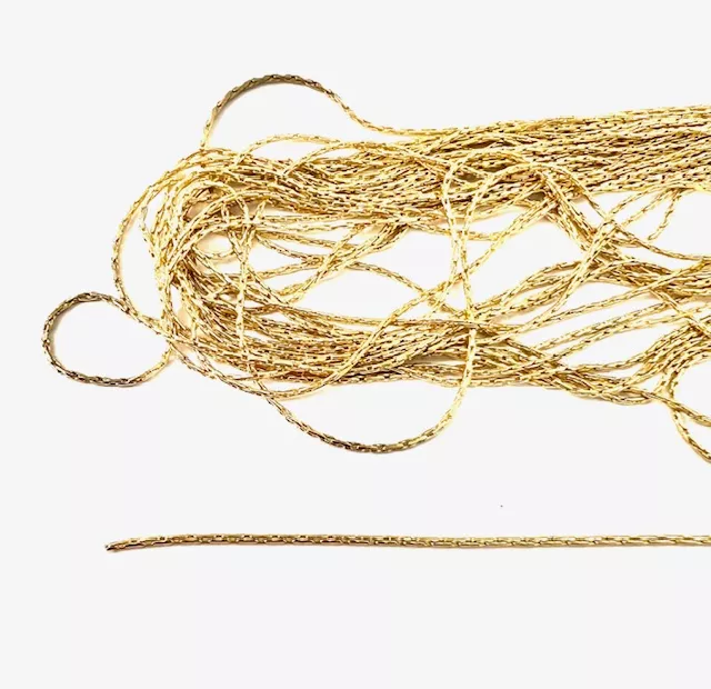 Chaine acier doré 1.1mm