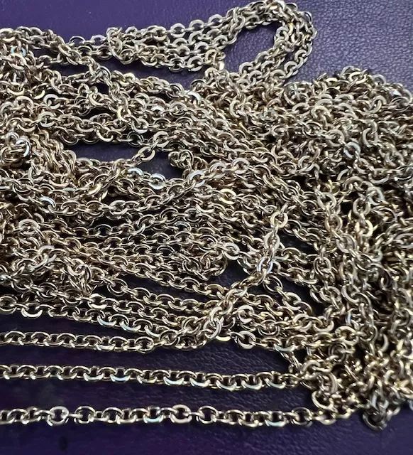 Chaine acier doré classique 1.6mm