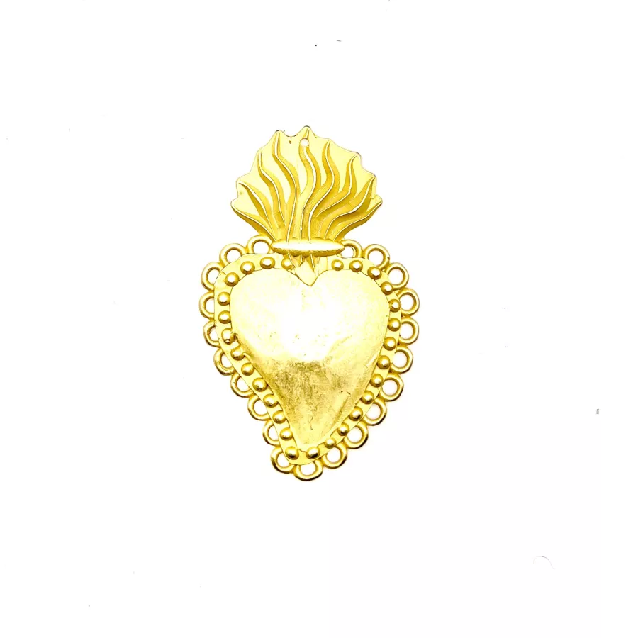 Pendant grand coeur 80 x 46.3mm