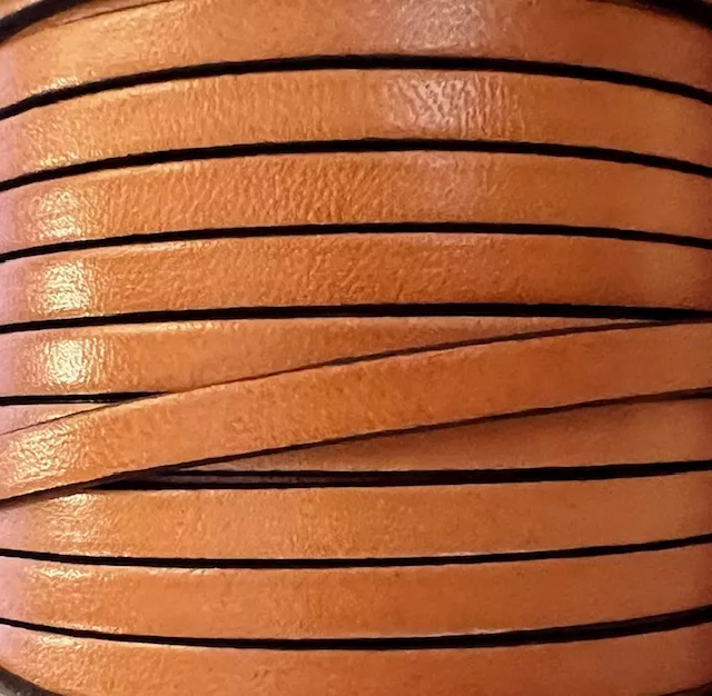 Cuir de veau 5mm-nouvelles couleurs - Marron moyen