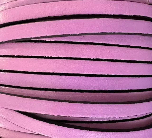 Cuir de veau 5mm-nouvelles couleurs - Lilas