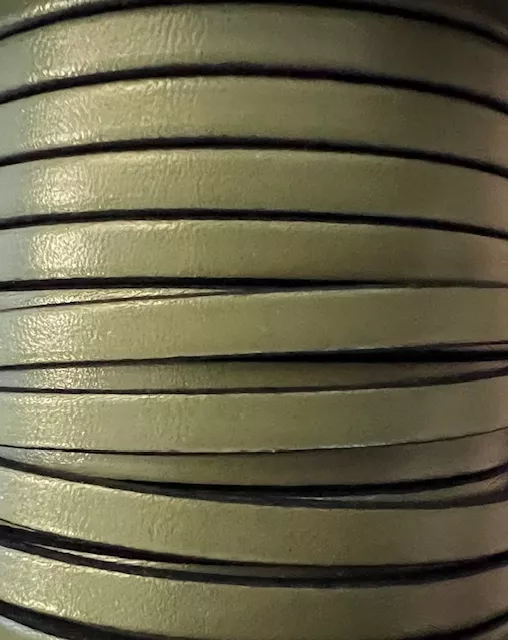 Cuir de veau 5mm-nouvelles couleurs - Kaki