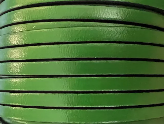 Cuir de veau 5mm-nouvelles couleurs - Vert