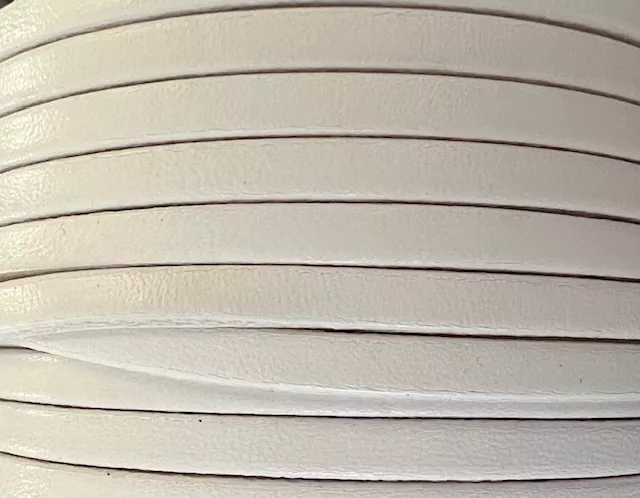 Cuir de veau 5mm-nouvelles couleurs - Blanc