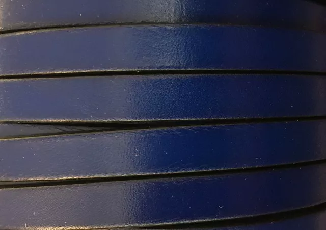 Cuir de Veau 10mm - Bleu