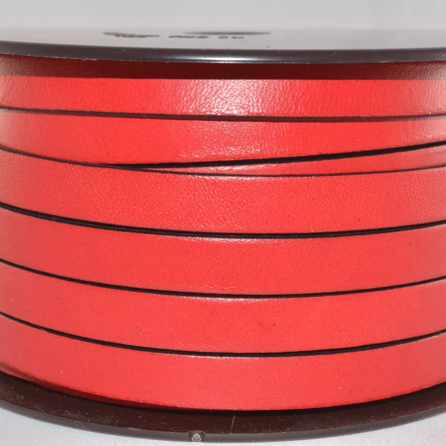Cuir de Veau 10mm - Rouge