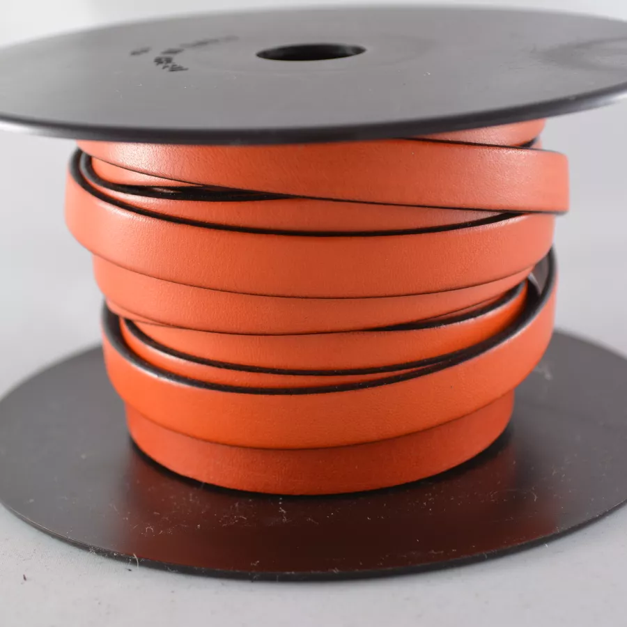 Cuir de Veau 10mm - Orange