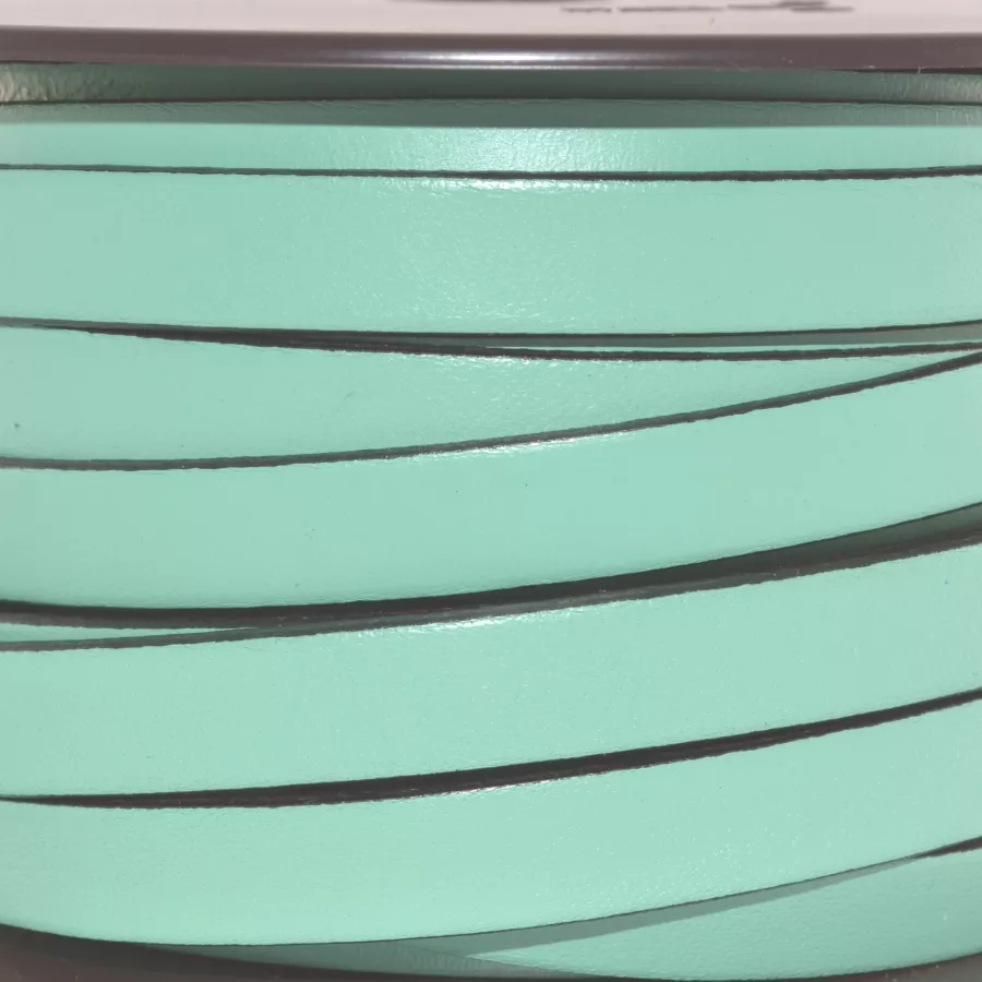 Cuir de Veau 10mm - Vert d'eau