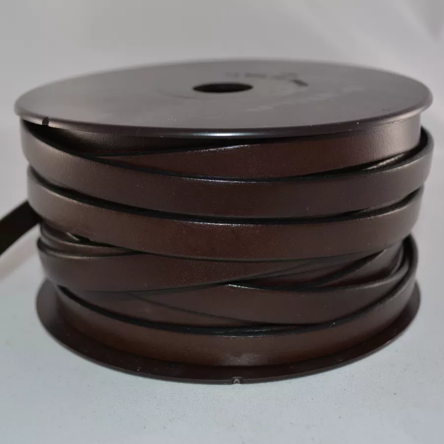 Cuir de Veau 10mm - Marron foncé