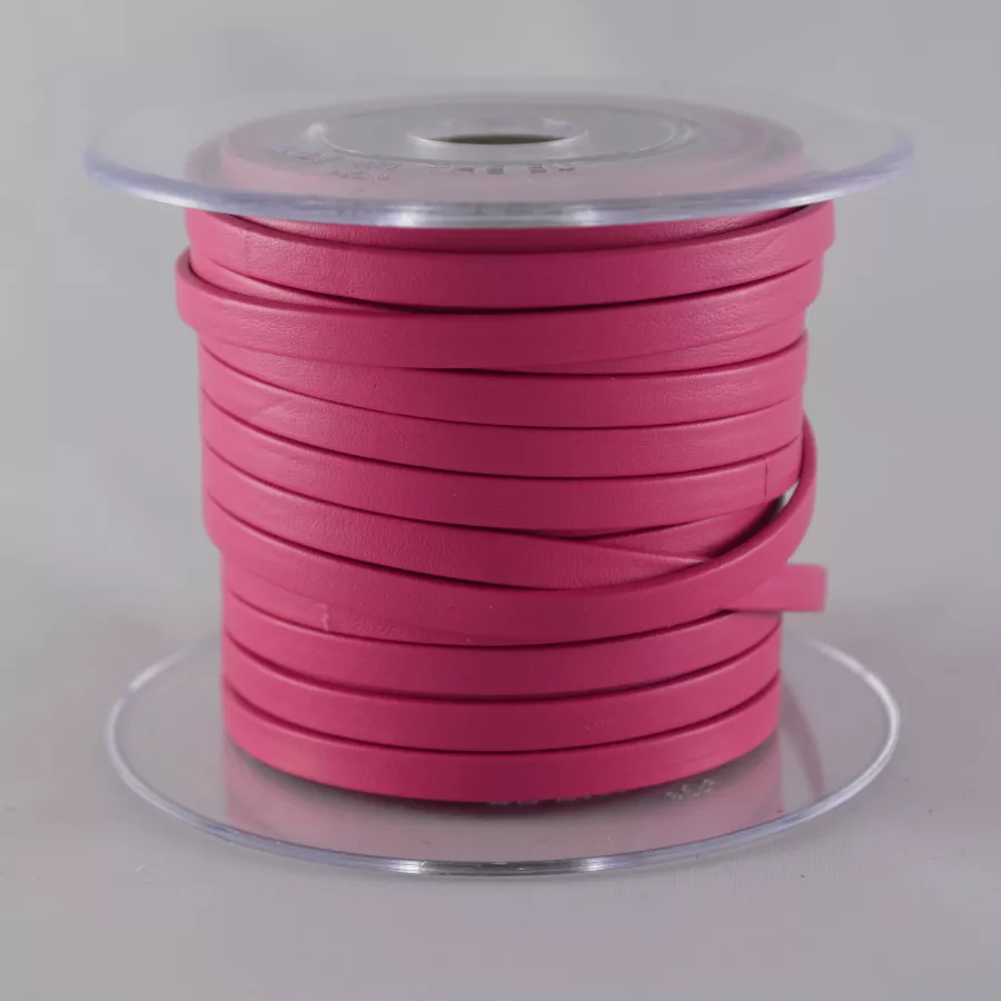 Cuir Chèvre - Plat - 5 mm - Fuchsia